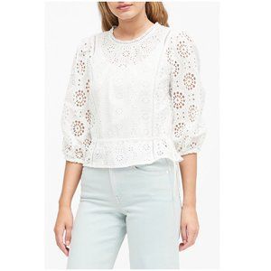 NWT Banana Republic Eyelet Cropped Top